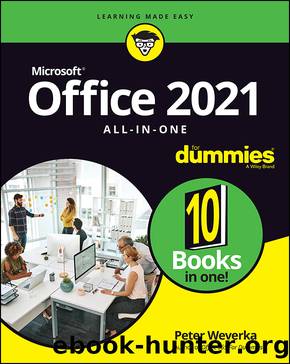 Office 2021 All-in-One For Dummies by Peter Weverka