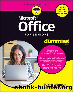 Office 2021 for Seniors for Dummies (9781119844594) by Wempen Faithe