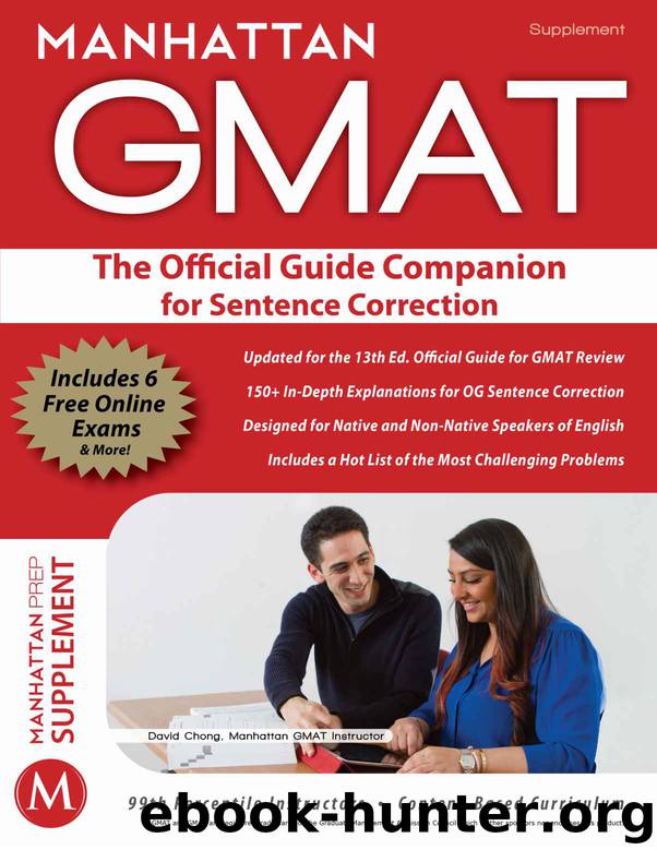 Official Guide Companion for Sentence Correction by Manhattan GMAT