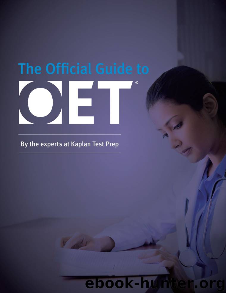Official Guide to OET by Kaplan Test Prep