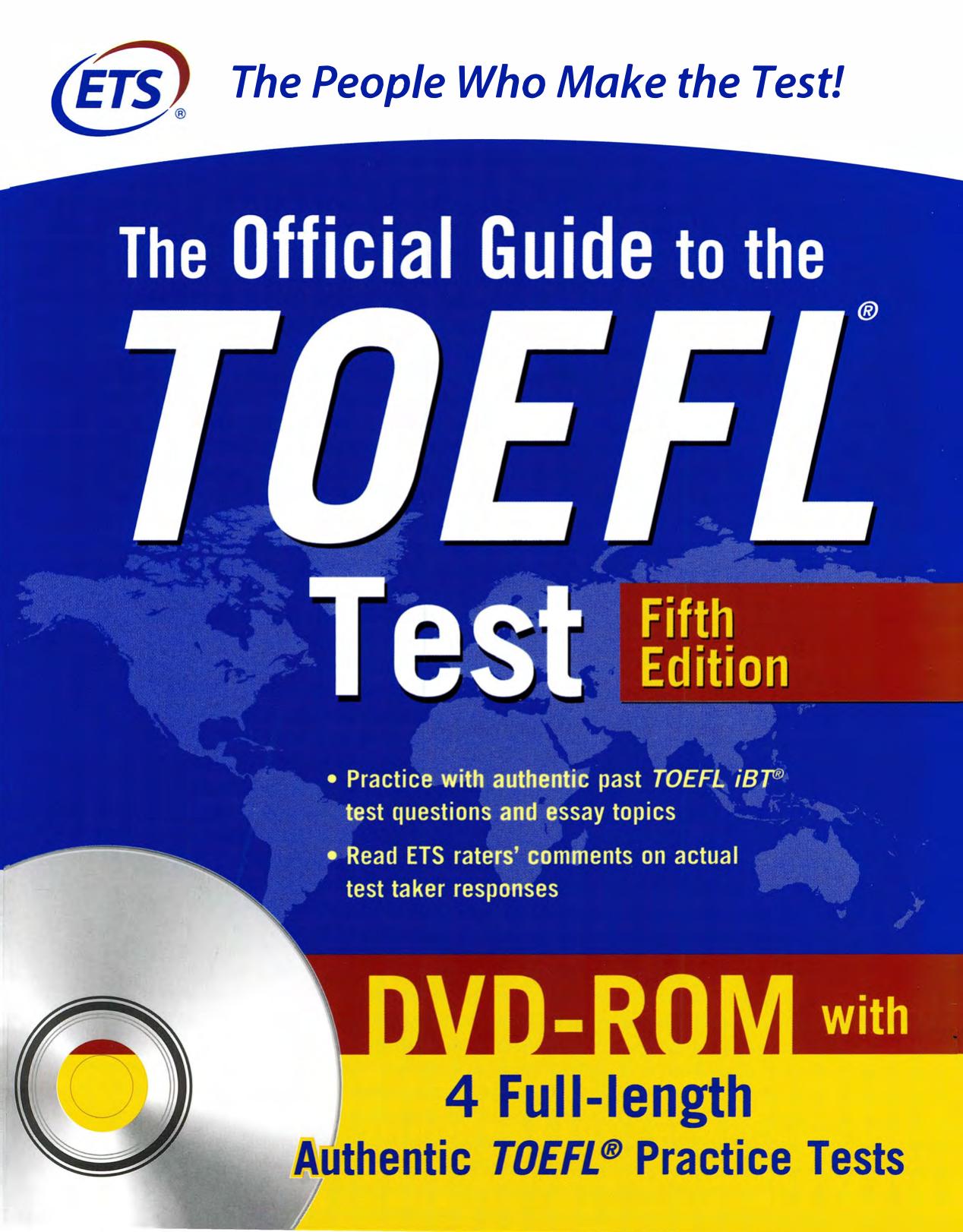Official Guide to the TOEFL iBT Test 5th Edition by Unknown