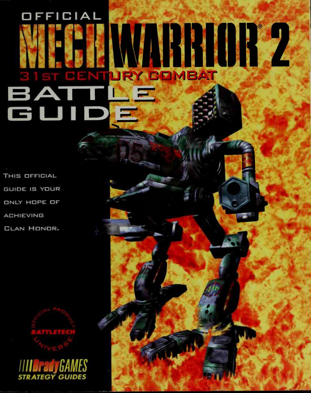 Official Mech Warrior 2: 31st Century Combat Battle Guide by Unknow
