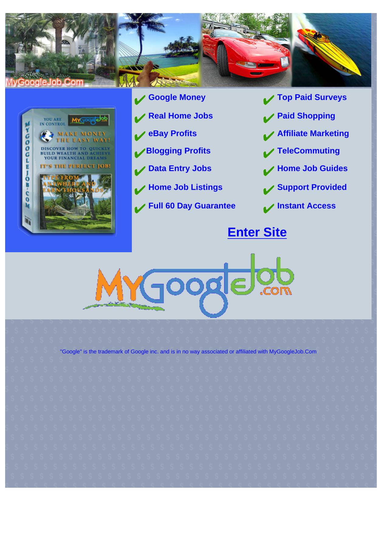 Official MyGoogleJob.Com 2nd Edition -Make Money The Easy Way.. by Best of Kuszter's Collection