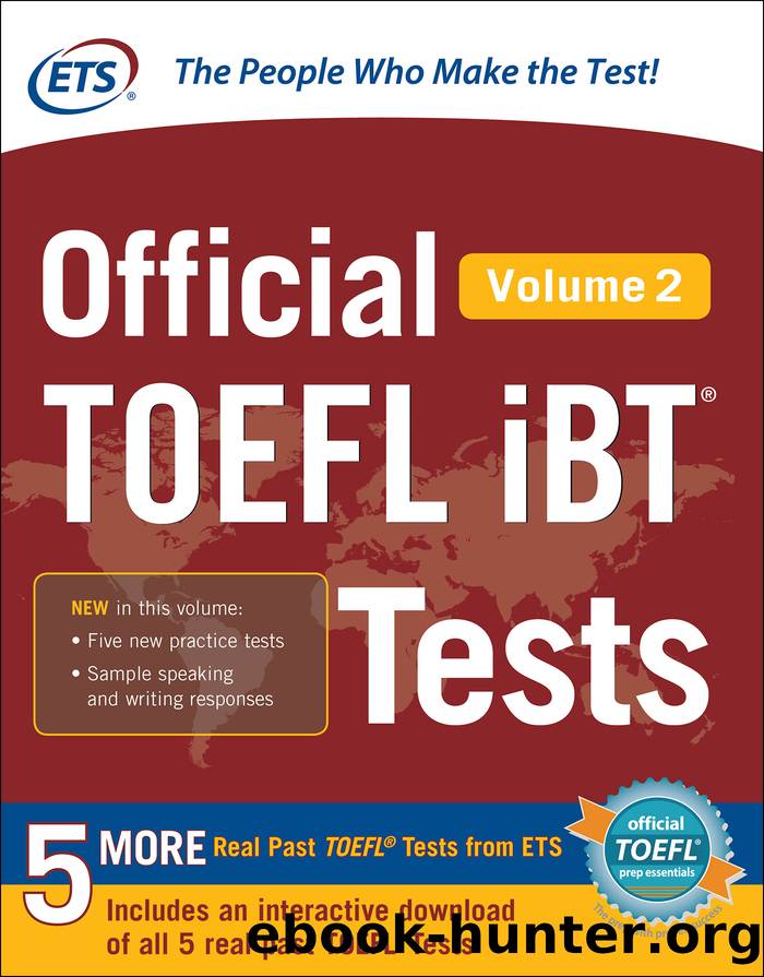 Official TOEFL iBT&#174; Tests, Volume 2 by Unknown