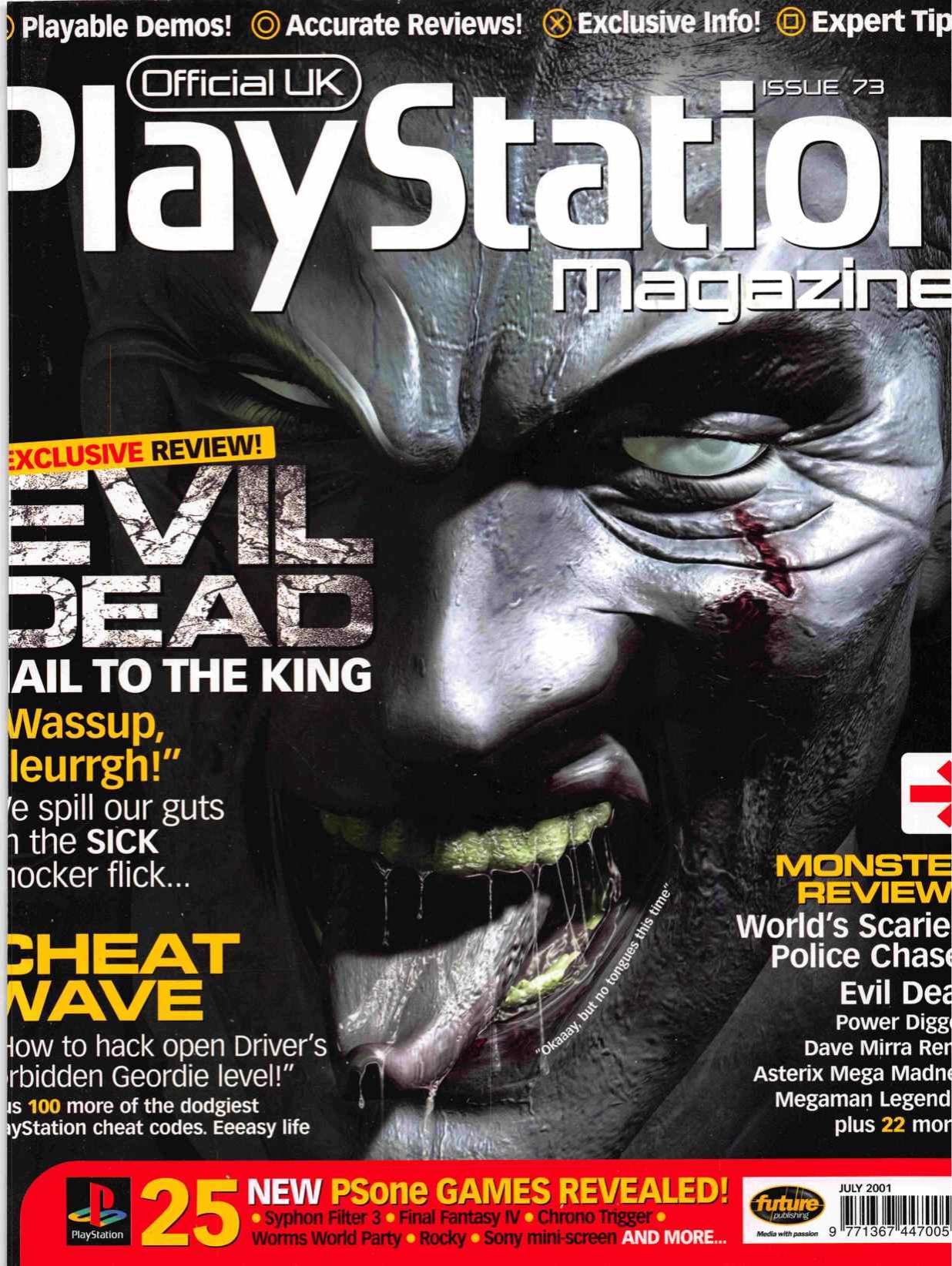 Official UK PlayStation Magazine №73 (2001) by Alasdair Morrison