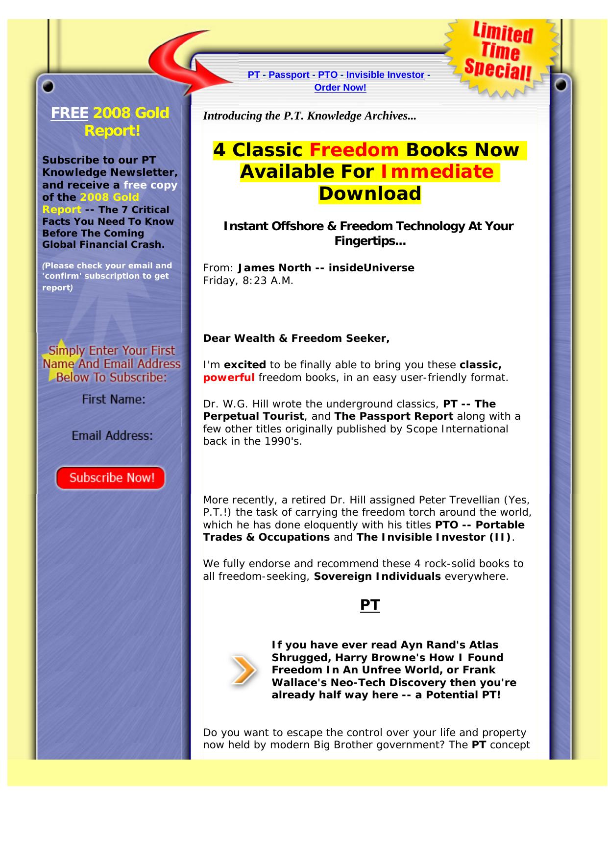 Offshore Technology, Banking And Freedom With The Uni-v.e.r.s.e. by Best of Kuszter's Collection