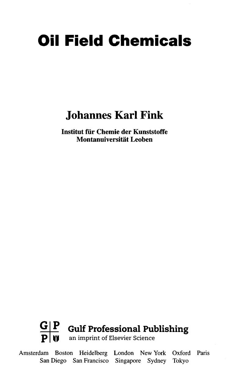 Oil Field Chemicals by Unknown