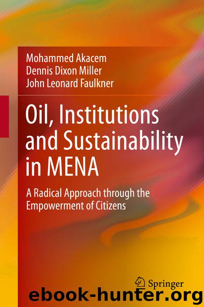 Oil, Institutions and Sustainability in MENA by Mohammed Akacem & Dennis Dixon Miller & John Leonard Faulkner