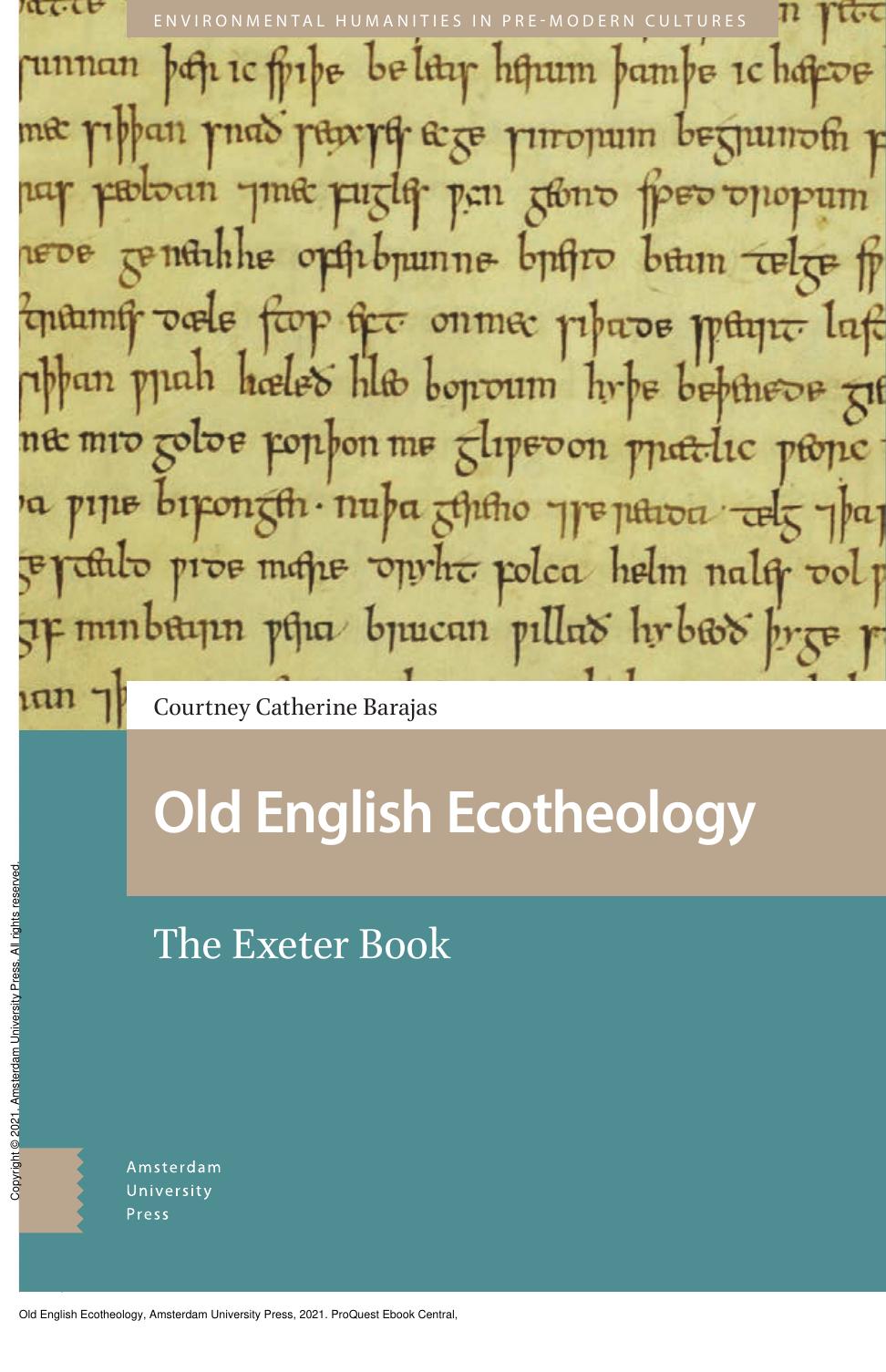 Old English Ecotheology by Barajas