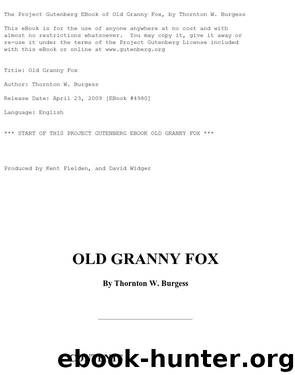 Old Granny Fox by Thornton W. Burgess