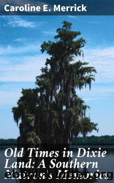 Old Times in Dixie Land: A Southern Matron's Memories by Caroline E. Merrick