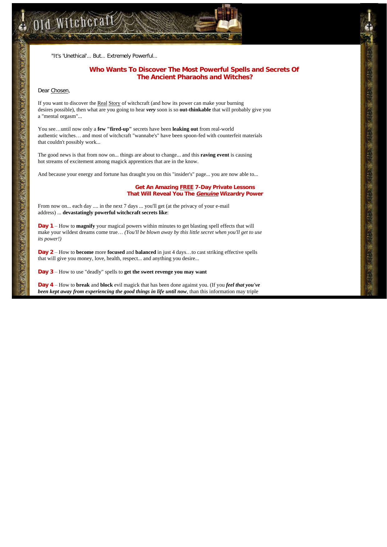 Old Witchcraft. by Best of Kuszter's Collection