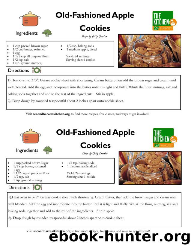 Old-Fashioned Apple cookies by Allie Moore