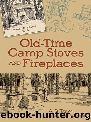 Old-Time Camp Stoves and Fireplaces by A. D. Taylor