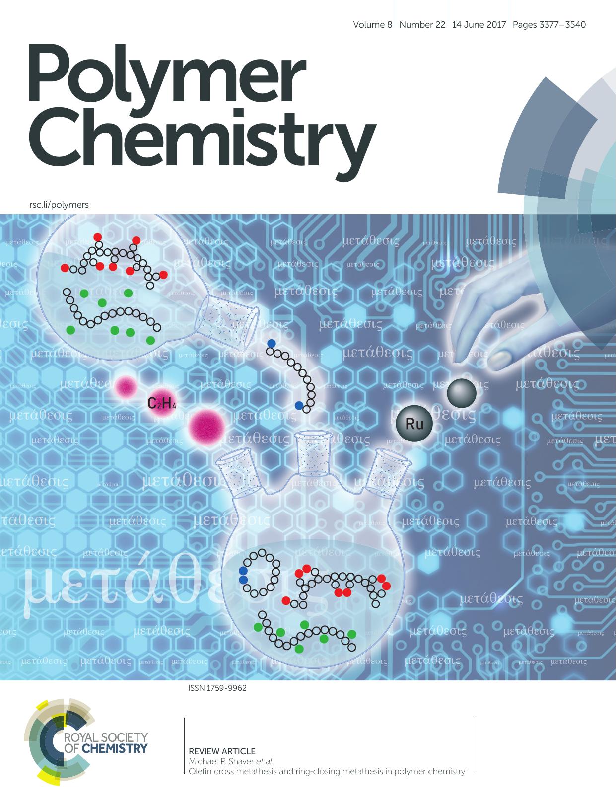 Olefin cross metathesis and ring-closing metathesis in polymer chemistry by Fern Sinclair Mohammed Alkattan Joëlle Prunet Michael P. Shaver