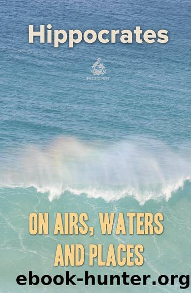 On Airs, Waters, and Places (Medical Library) by Hippocrates