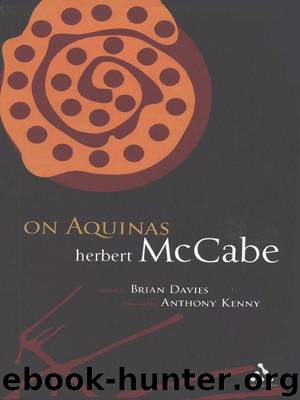 On Aquinas by Herbert McCabe