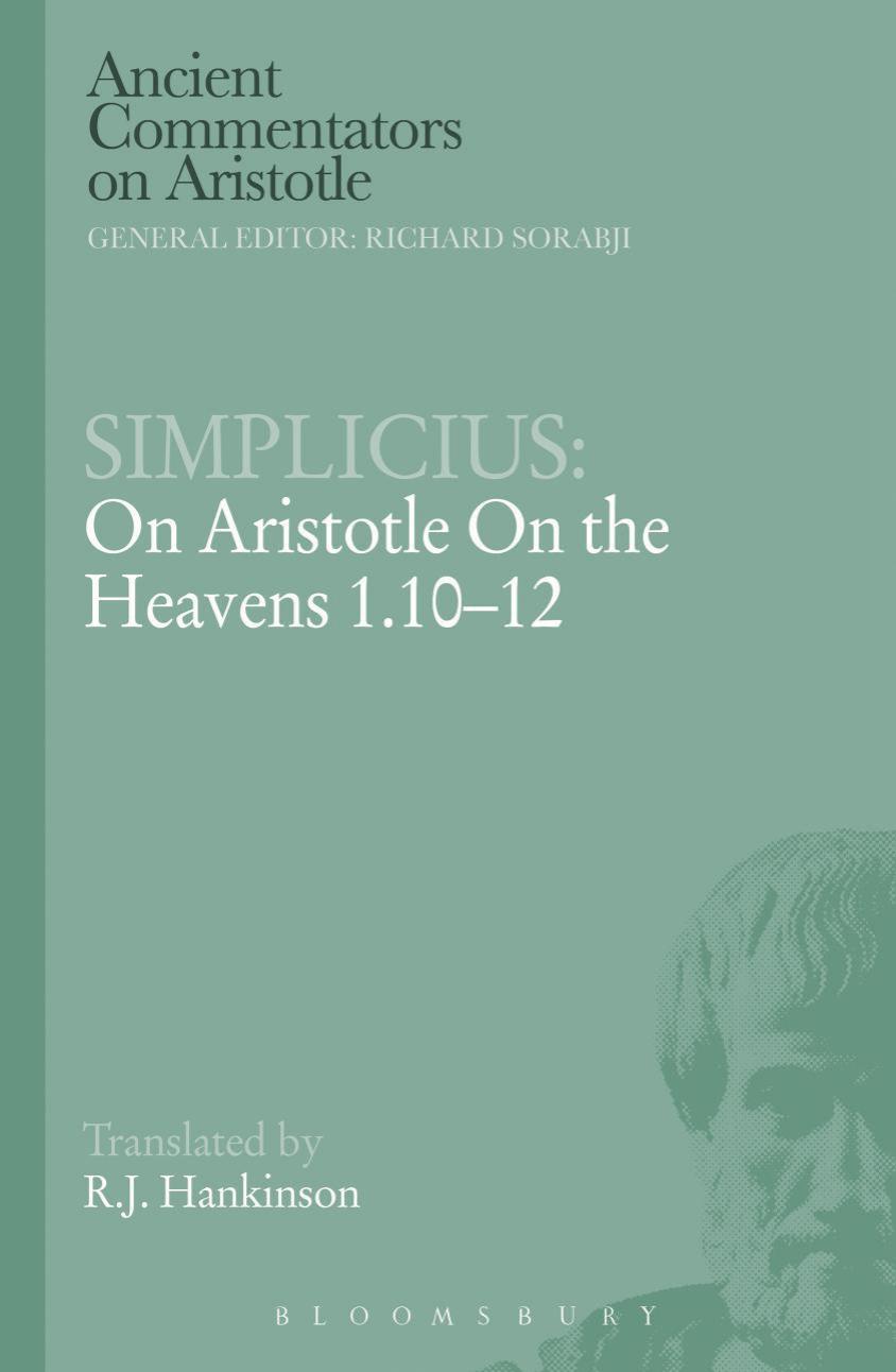 On Aristotle On the heavens 1.10-12 by Simplicius;Hankinson Robert James