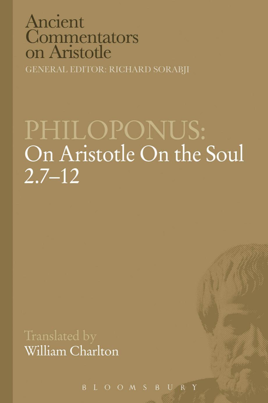 On Aristotle On the soul 2.7-12 by Charlton William;Philoponus. Johannes