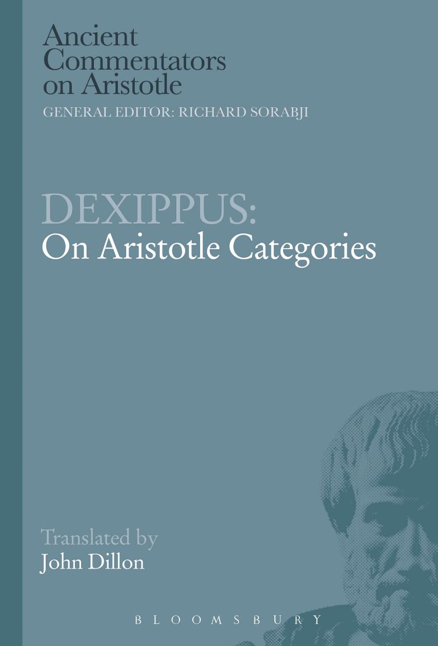 On Aristotle categories by Dillon John M