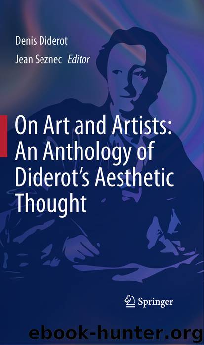 On Art and Artists: An Anthology of Diderot's Aesthetic Thought by Denis Diderot & John S. D. GlausJohn S. D. Glaus & Jean Seznec