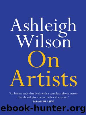 On Artists by Wilson Ashleigh;