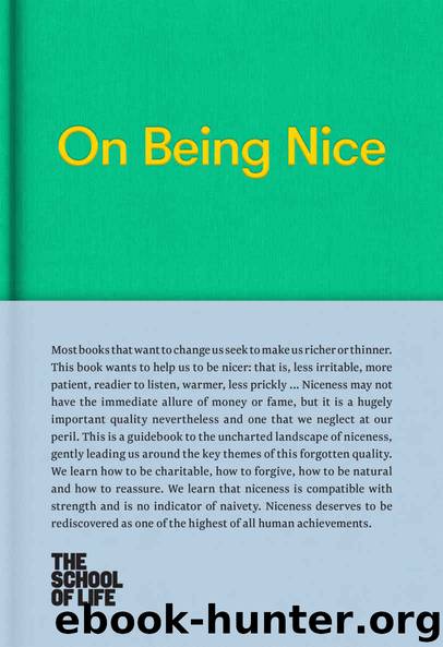 On Being Nice by The School of Life