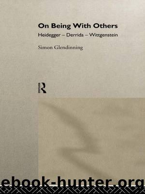 On Being with Others by Glendinning Simon;