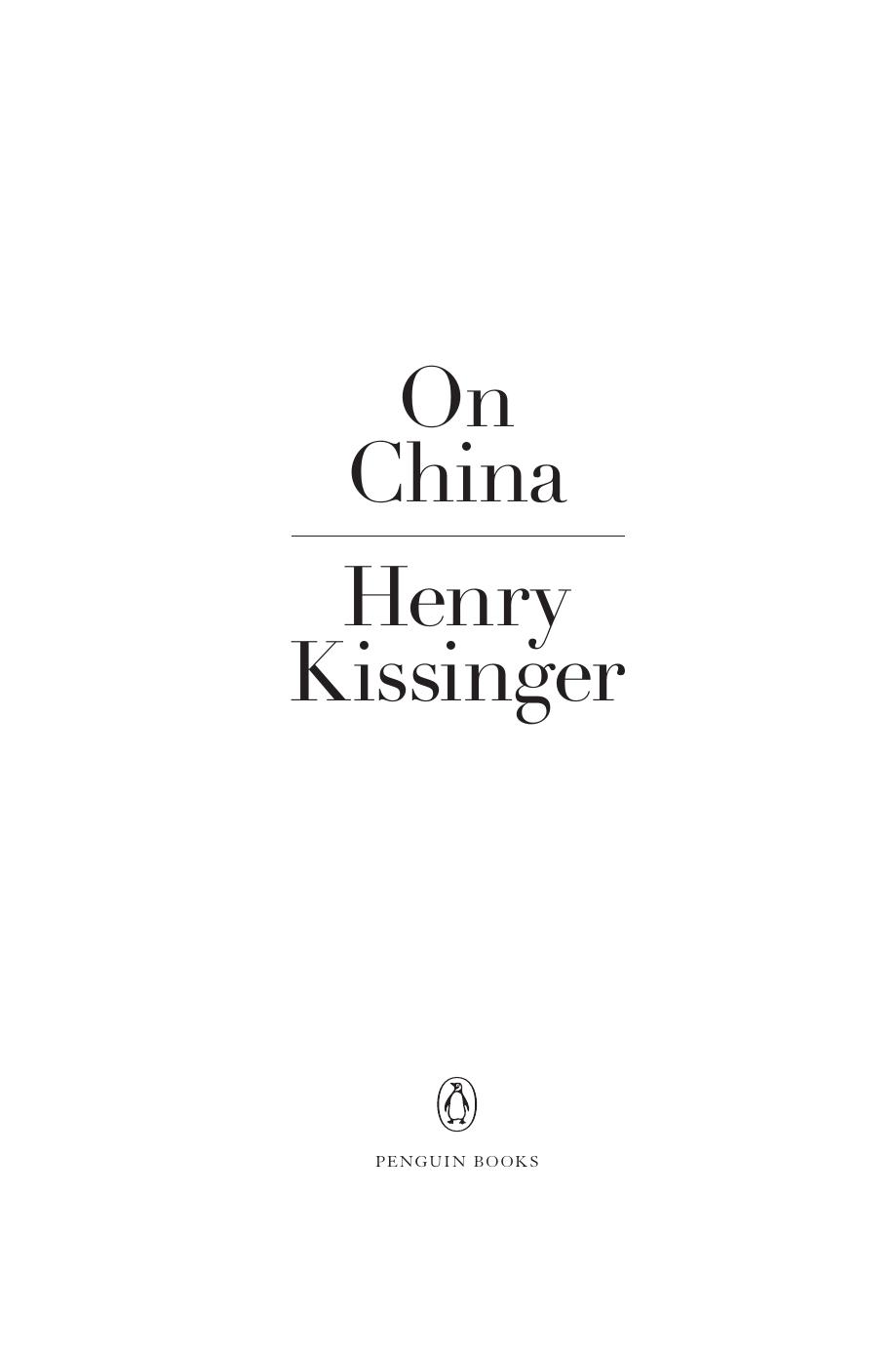 On China by Kissinger Henry