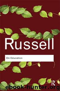 On Education by Russell Bertrand