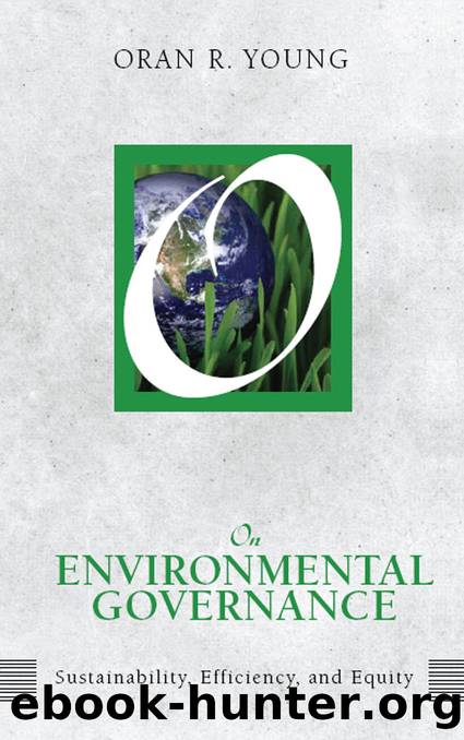 On Environmental Governance: Sustainability, Efficiency, and Equity (On Politics) by Oran R. Young