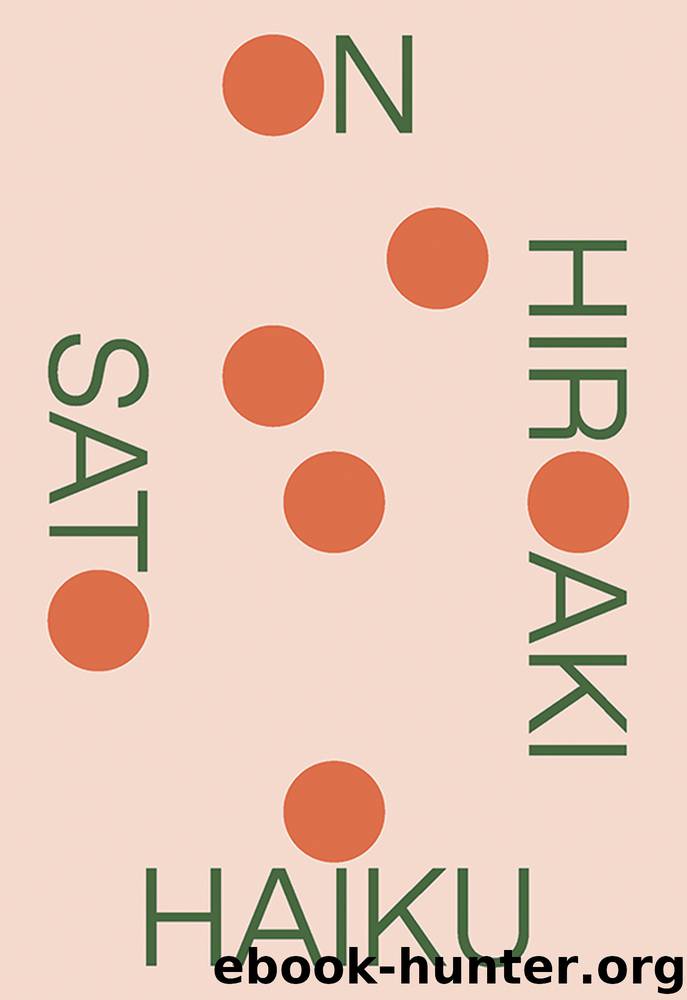 On Haiku by Hiroaki Sato
