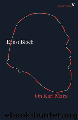 On Karl Marx by Ernst Bloch