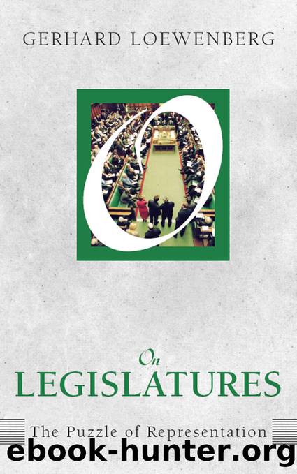 On Legislatures: The Puzzle of Representation by Gerhard Loewenberg