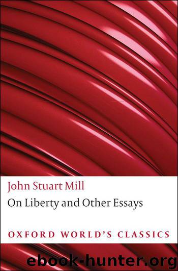 On Liberty and Other Essays (Oxford World's Classics) by Mill John Stuart