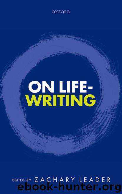 On Life-Writing by Leader Zachary;
