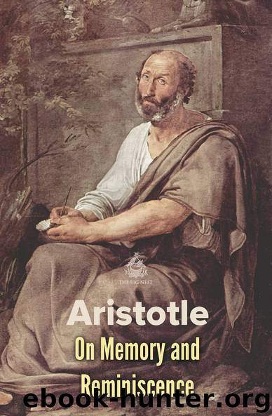 On Memory and Reminiscence (World Classics) by Aristotle