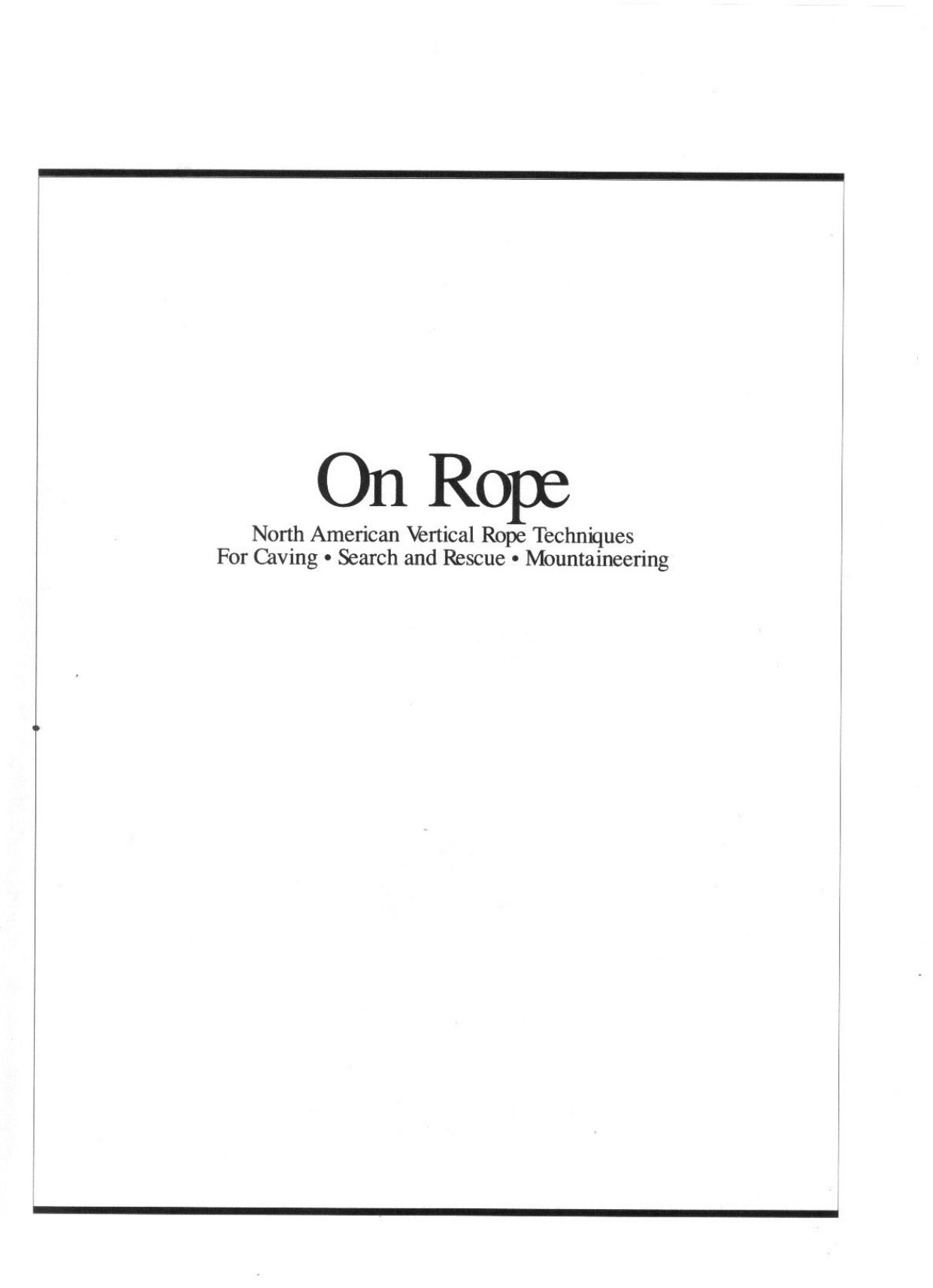 On Rope by Unknown