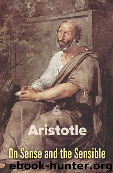 On Sense and the Sensible (World Classics) by Aristotle