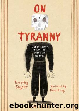 On Tyranny (Graphic Edition) by Timothy Snyder