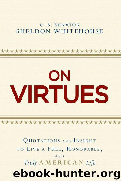 On Virtues by Sheldon Whitehouse