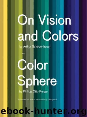On Vision and Colors by Georg Stahl