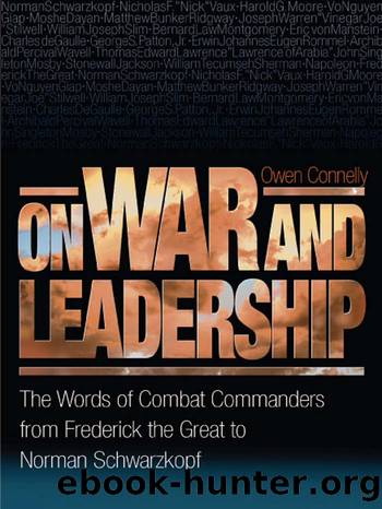 On War and Leadership by Owen Connelly