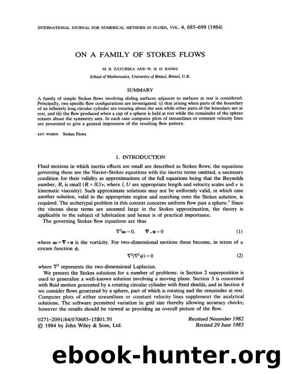 On a family of Stokes flows by Unknown