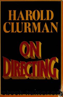 On directing by Clurman Harold 1901-1980