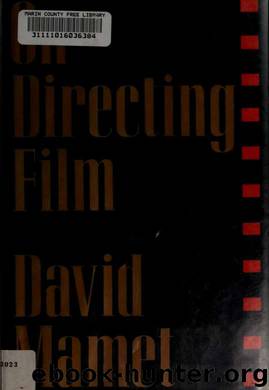 On directing film by Mamet David