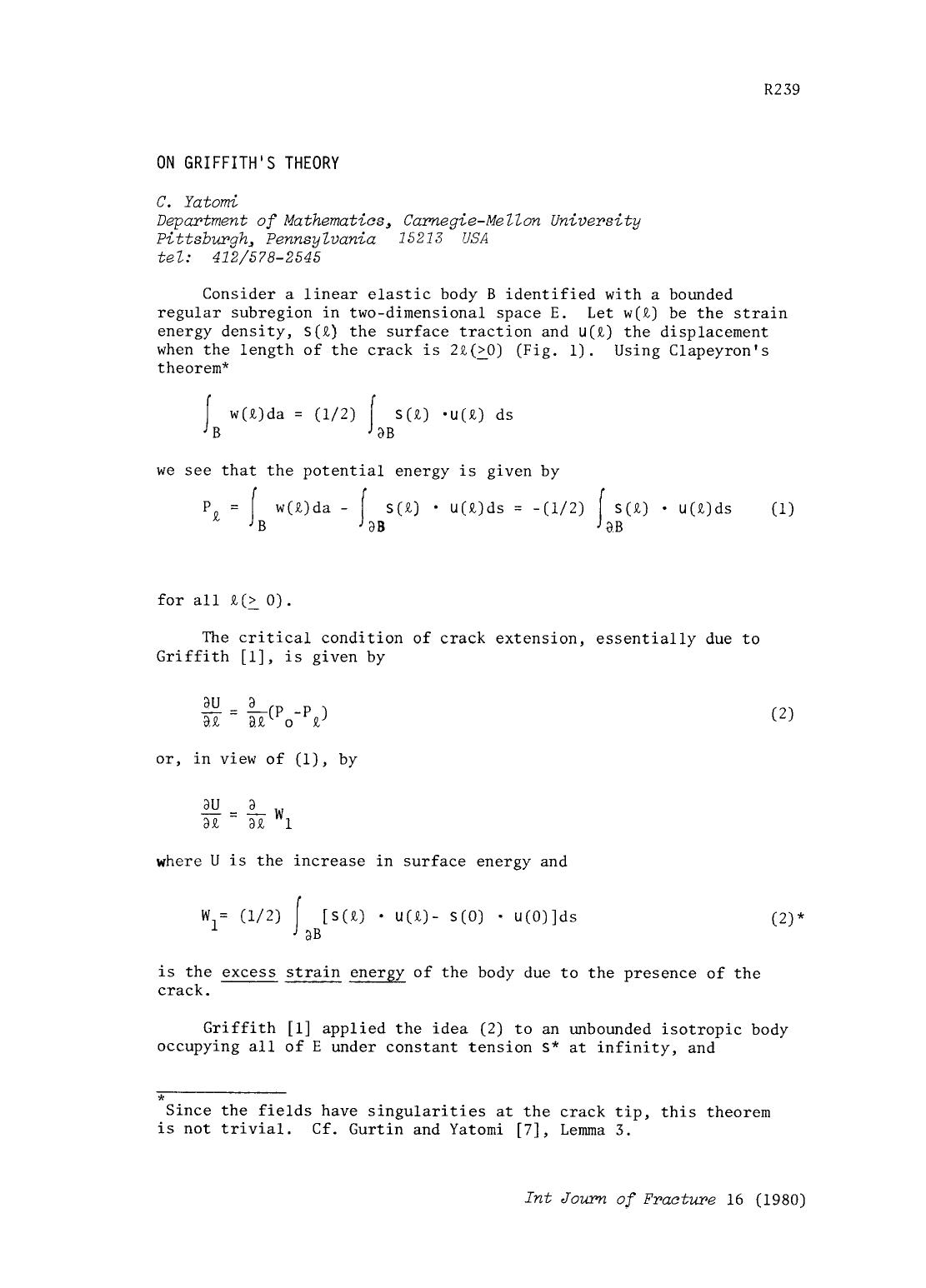 On griffith's theory by Unknown