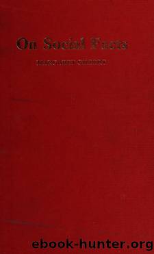 On social facts by Gilbert Margaret