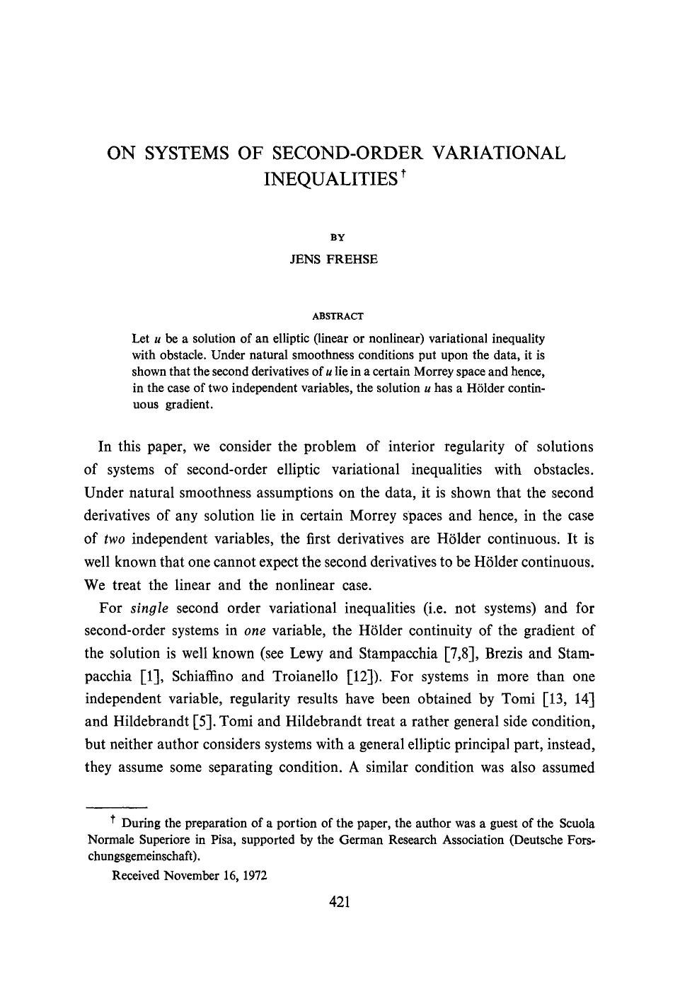 On systems of second-order variational inequalities by Unknown