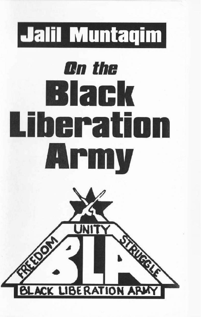 On the Black Liberation Army by Jalil Muntaqim